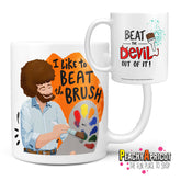 Bob Ross - Beat the Devil Mug - PeachyApricot